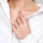 Ava Link Silver Ring