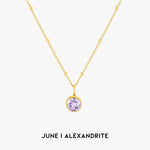 Amelia Birthstone Necklace