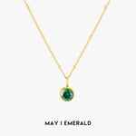 Amelia Birthstone Necklace